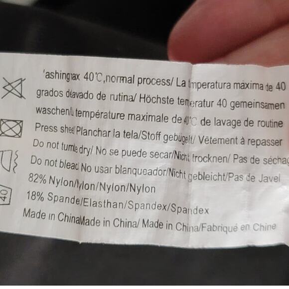 MAXMODA Ruffle Front Open Back Bathing Suit Swimsuit Black XXL - Picture 4 of 8